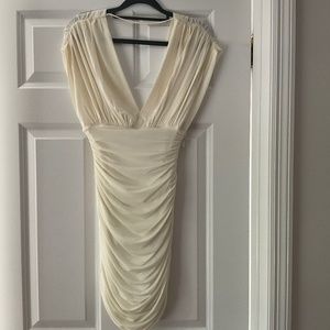 BCBG Maxazria XXS  White Mini Cocktail Dress